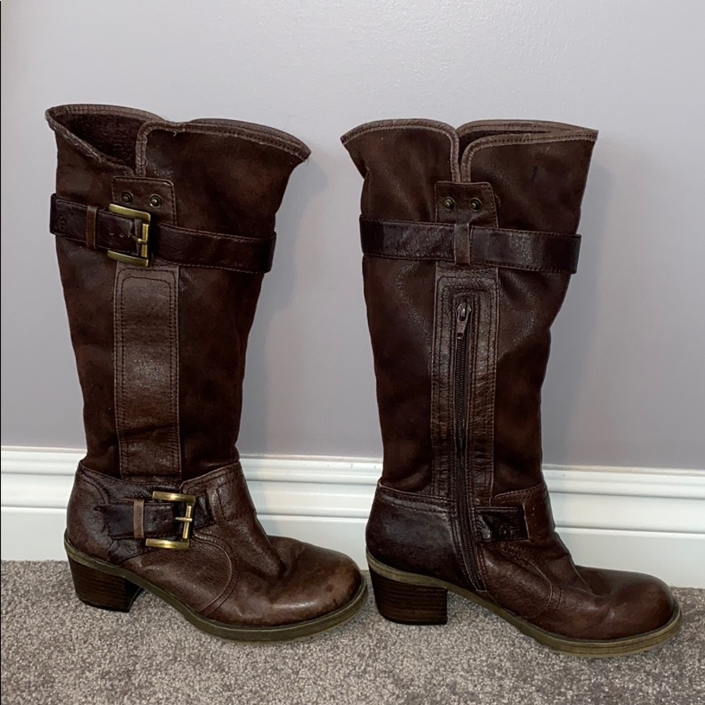 ‼️‼️‼️Leather brown boots